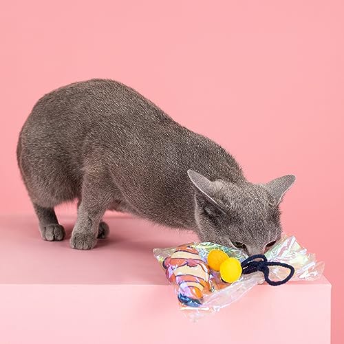 Fringe Studio Plush Cat Toy, Clownin' Around Kicker, Pet Shop Collection (693009) - color: Clownin' Around