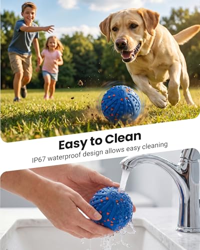 Interactive Dog Toys with Teeth-Friendly Bumps, 3 Modes, ETPU Material