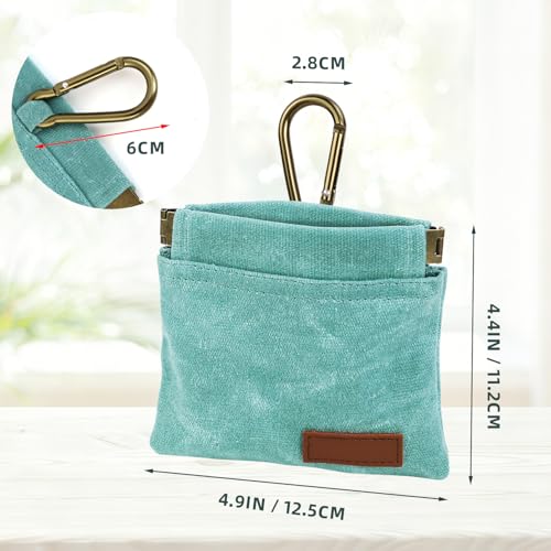 1 Pcs Pocket Pet Training Pouch,Dog Treat Pouch (Cyan) - color: Cyan