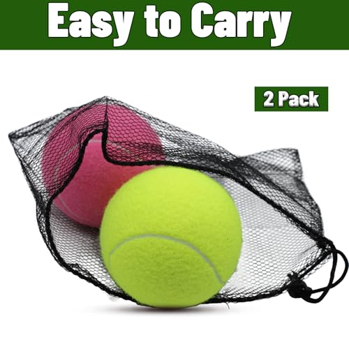 Magicorange Large Tennis Balls for Dogs, 2 Pack 4 Inch Big Tennis Ball - size: 2 pack