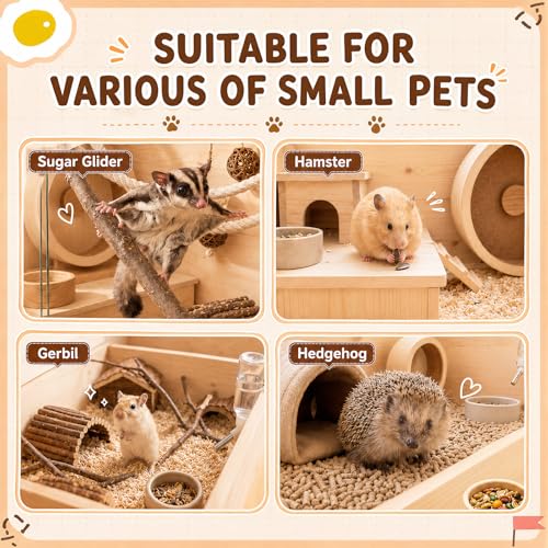 BreezeHug 4 Pcs Hamster Cage Accessories Hamster Platform Toy, Clouds Shape - style: Clouds Shape