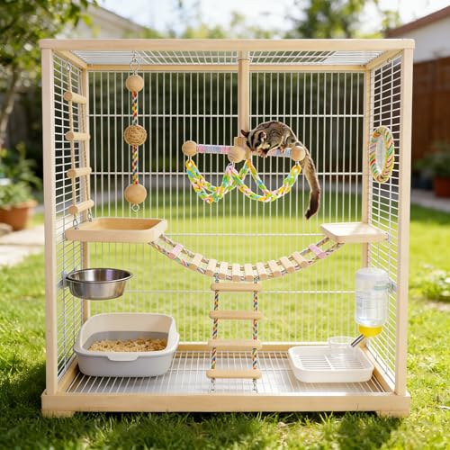 Sugar Glider Climbing Toys Haning Swing Sugar Glider Cage Accessories