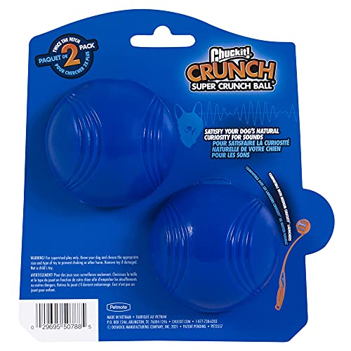 Chuckit! Crunch Ball Dog Toy, Medium (Pack of 24) - size: Medium (Pack of 24)