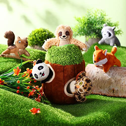 Skylety 7 Pieces Hide and Seek Dog Toys, Cute, Small - size: Small, style: Cute