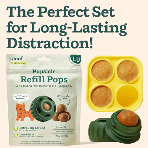 WOOF Starter Pack Dog Treat Toy for Large Dogs 25-75 lbs - size: Large Starter Pack