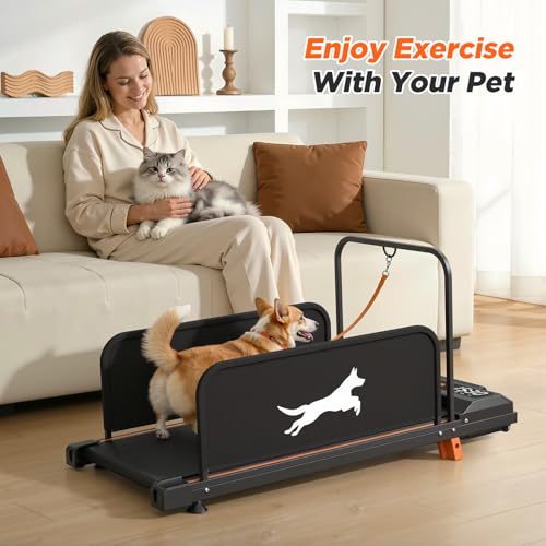KEIKI Dog Treadmill for Small and Medium Breeds - color: Black Premium