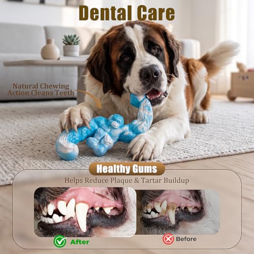 PETSTA Indestructible Dog Toys for Aggressive Chewers - color: 2 Pack