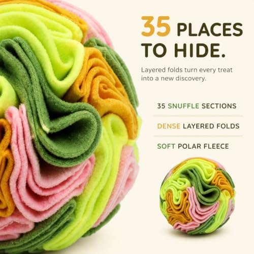 Vibrant Snuffle Ball for Dogs, Playful Color-Mix Slow Feeder Toy, Eye-Catching Interactive Puzzle for Mental Enrichment, Indoor Fun for Small Medium Large Dogs - color: Multi-colored, size: Small