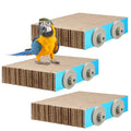 Skyygemm 3 Pcs Cardboard Bird Perch Chew Toys for Paw Grinding, Medium - size: Medium