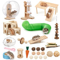 40 Pcs Hamster Cage Accessories Exercise Wheel,Fun Style - style: Fun style