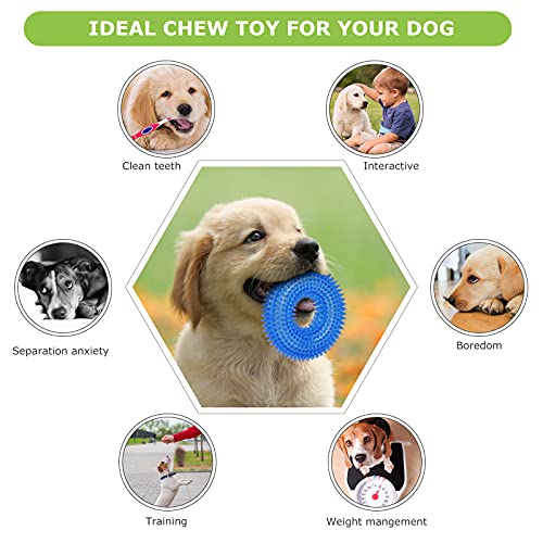 Dog Chew Toys for Puppy Teething, 3Pack 2-8 Months Puppies Teething Toys Soft & Durable Puppy Toys for Cleaning Teeth and Protects Oral Health Both Small Dogs & Medium Dog Suitable (3 Pack) - color: 3 PACK