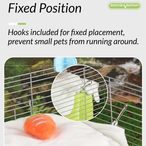 Cozy Warm Guinea Pig Hideout Soft Small Pet Cave House Cake Shape (Yellow,M) - color: Yellow, size: M