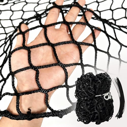 Safety Net Kids Pet Balcony Protection Rope Net Stair Safety Netting for Railings Playground Safety Net Golf Practice Net Baseball Nets for Batting Knotless Polyester Sports Netting - size: 5x10FT