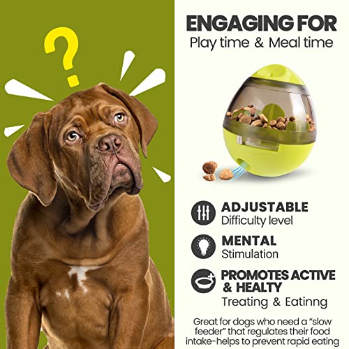 JZXOIVA Dog Treat Dispensing interactive Food Puzzles for Dogs