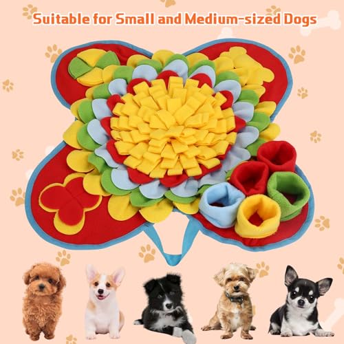 Snuffle Mat for Small Medium Dogs Nose Smell Training, Muilticolor - color: Muilticolor