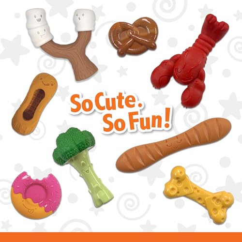 Nylabone Power Chew Donut Dog Chew Toy, Bacon Glazed Flavor, Medium - color: Donut, size: Medium