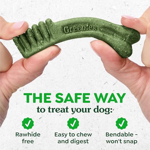 Greenies Large Natural Dental Dog Treats, Original Flavor, 8 Count - size: 8 Count (Pack of 1)