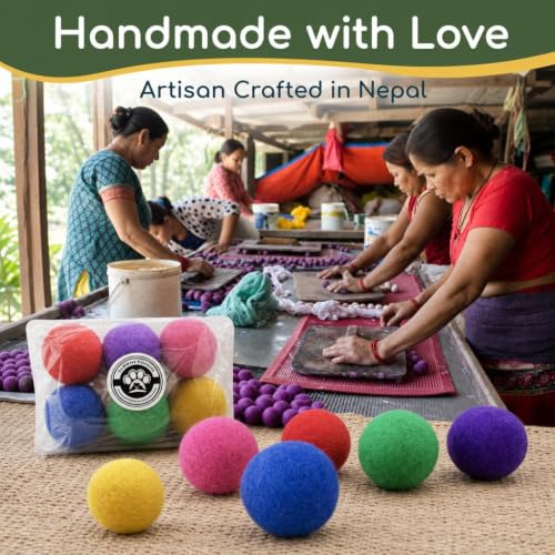 Wool Cat Balls, 6 PCS