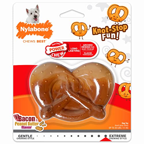 Nylabone Power Chew Pretzel Dog Chew Toy, Small - color: Pretzel 1 Pack, size: Small