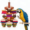 Large Parrot Toys for African Greys, Macaws, Cockatoo, Bird Chewing Toys
