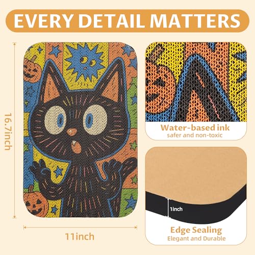 2 Pack Cat Wall Scratcher, Art Cat Scratching Board for Cats - color: MagicCat-2
