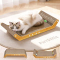 Cat Scratching Board Pad 24" Large Horizontal Bed with Ball Track