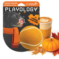 Playology Squeaky Chew Ball Dog Toy - Medium, Pumpkin Spice Scent - size: Medium, style: Pumpkin Spice