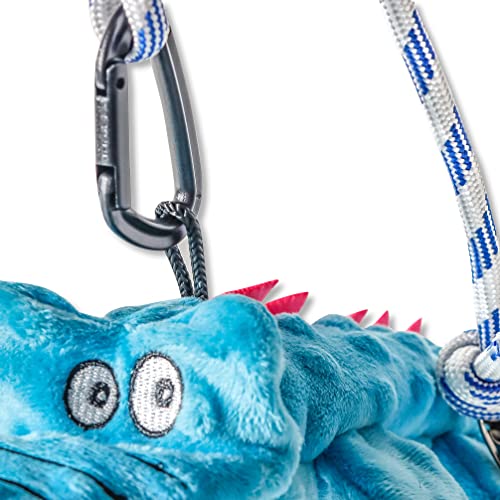 Pet Fit For Life Flirt Pole for Dogs - Extra Long 31" Dog Teaser Wand with Plush Alligator Squeaky Attachment | Promotes Animal Health & Fitness, Made w/Soft & Durable Materials | Gift - style: Alligator Wand (Attachment is Interchangeable)