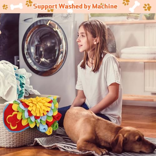 Snuffle Mat for Small Medium Dogs Nose Smell Training, Muilticolor - color: Muilticolor