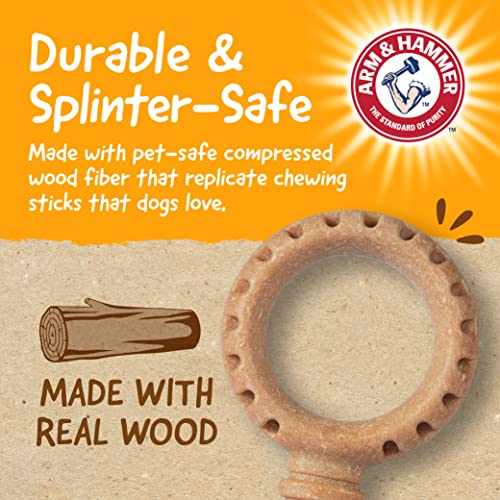 Arm & Hammer Barkies Ring Dog Chew Toy, Peanut Butter Flavor, 5.5 Inch - color: Ring Toy, size: 5.5 Inch