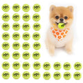 INSUM Small Tennis Balls for Dogs - 2 Inch 40 Pack Squeaky Dog Balls - color: Yellow, size: Small - 40PK
