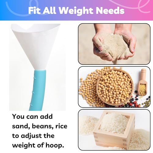 Liberry Kids Exercise Hoop Sport Toy for 3+ with Adjustable Size - size: 2 pack-6 pieces