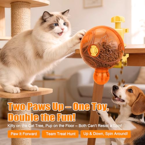 Dog Slow Feeder, Interactive Dog Puzzle Feeder for Enrichment - color: Orange