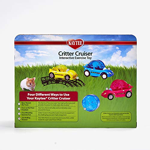 Kaytee Critter Cruiser Pet Powered Exercise Car for Hamster and Gerbil