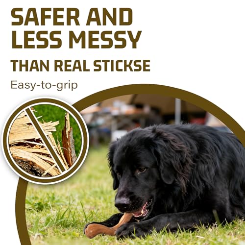Indestructible Dog Toys for Aggressive Chewers, Durable Long-Lasting Dog Chew Toys for Medium & Large Breed 25-80 lbs, Tough Wood Chewing Sticks for Teeth Cleaning, Stress & Boredom Relief - color: Y