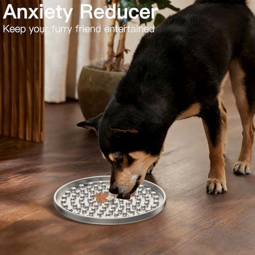 Lick Mat for Dogs & Cats, Double-Wall Stainless Steel, Small-1Pack - color: Small-1Pack