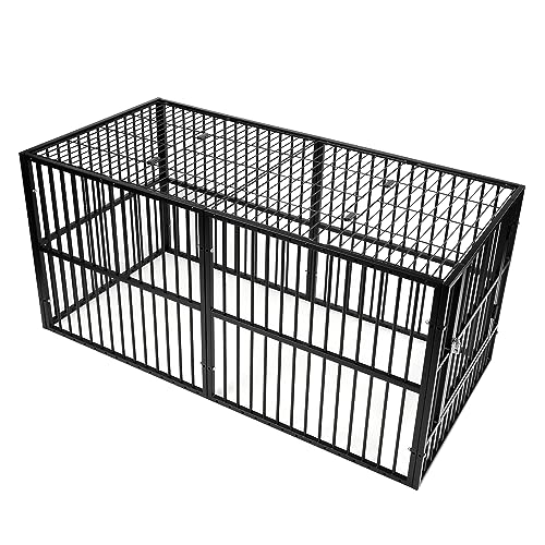 Dog Playpen 32" Height Roof - color: Roof, style: 6 panels with door