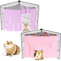 Shappy 2 Pcs Guinea Pig Hideout Hideaway Cage Hammock, Pink Heart