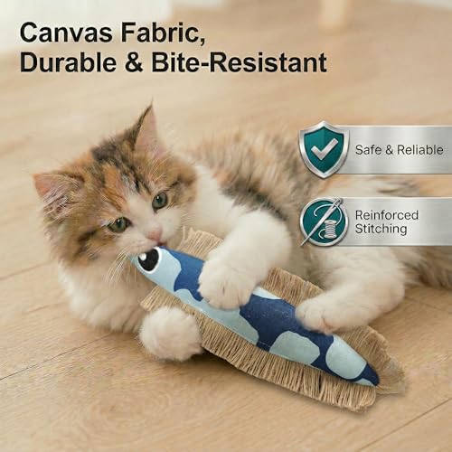 Cat Nip Toys for Cats,2 Pack,for Bored Indoor Adults and Kittens
