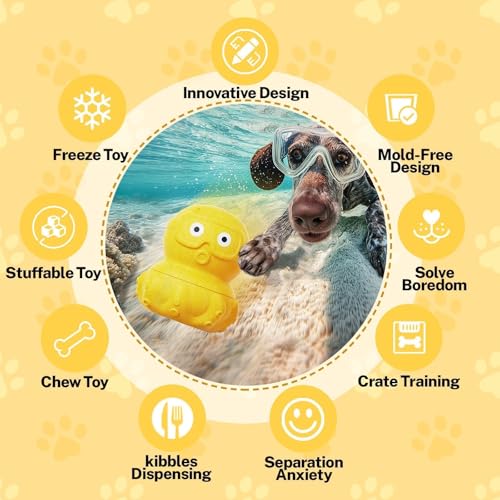 3-in-1 Dog Frozen Treat Toy, Interactive Dog Toys for Aggressive Chewers, Dogs Treat Dispenser Toy, Keep Your Pup Busy, Anxiety Relief for Dogs Toys, Octopus - color: Octopus
