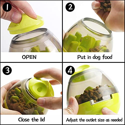 JZXOIVA Dog Treat Dispensing interactive Food Puzzles for Dogs