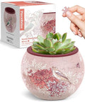 PieceRelax Unique 3D Puzzle Planter - 80 Plastic Pieces [K1100] - color: Singing Birds and Flowers