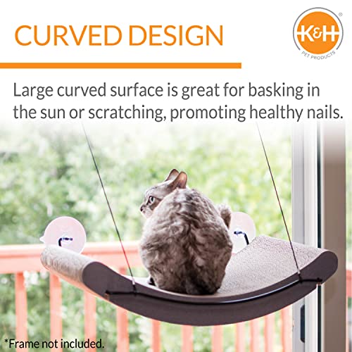 K&H Cat Window Perch, EZ Mount Window Scratcher Cradle REFILL ONLY, 20x11 - style: Cradle Refill