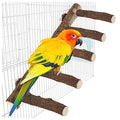 Parrot Wood Stand, Parrots Perch for Cage, Natural Bird Ladder
