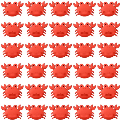 30 Pack Crab Erasers for Kids,3D Take Apart Animal Eraser Desk Pets for Boys Girls Classroom Prizes,Game Reward,Easter Egg Fillers,Back to School Supplies,Goodie Bag Stuffers,Party Favors - color: Crab, size: 30 PCS