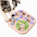 Interactive Cat Puzzle Toy, Maze Slow Feeder, 11.02 in - color: light pink