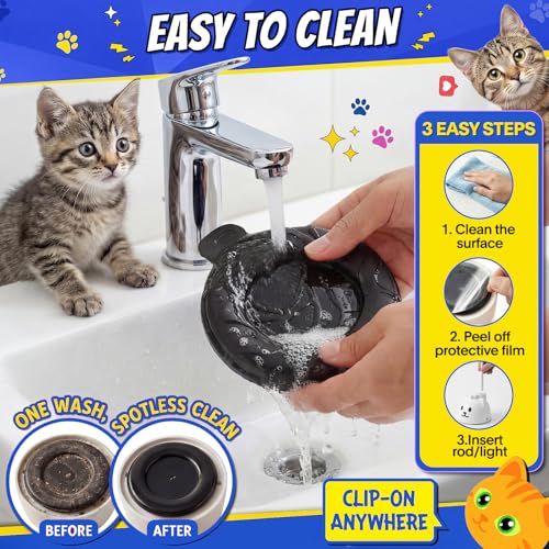 CATPICK Automatic Interactive Cat Toy, Flying Bird Wand for Indoor Cats - color: Black