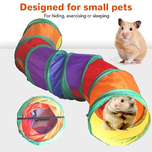 Cat Play Tunnel,Occupiedpet Collapsible Cube Tent with 3 Entry Points - color: S-shaped