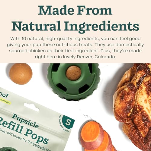 WOOF Pupsicle Chicken Refill Pops Dog Treats, Small, 10 Count