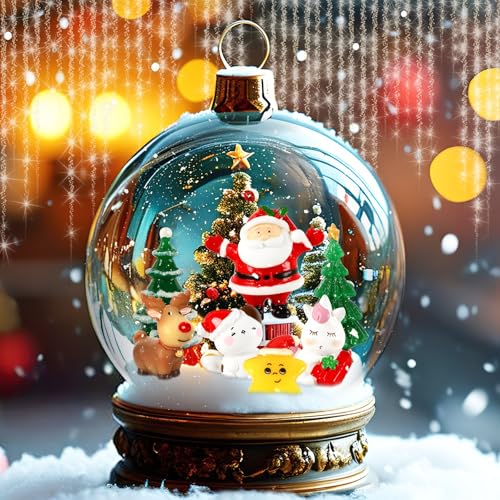 56Pcs Mini Christmas Resin Figures for Snow Globe and DIY Decors - style: Christmas Style